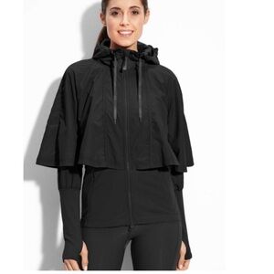 Zella Righteous Rain Cape Hooded Jacket